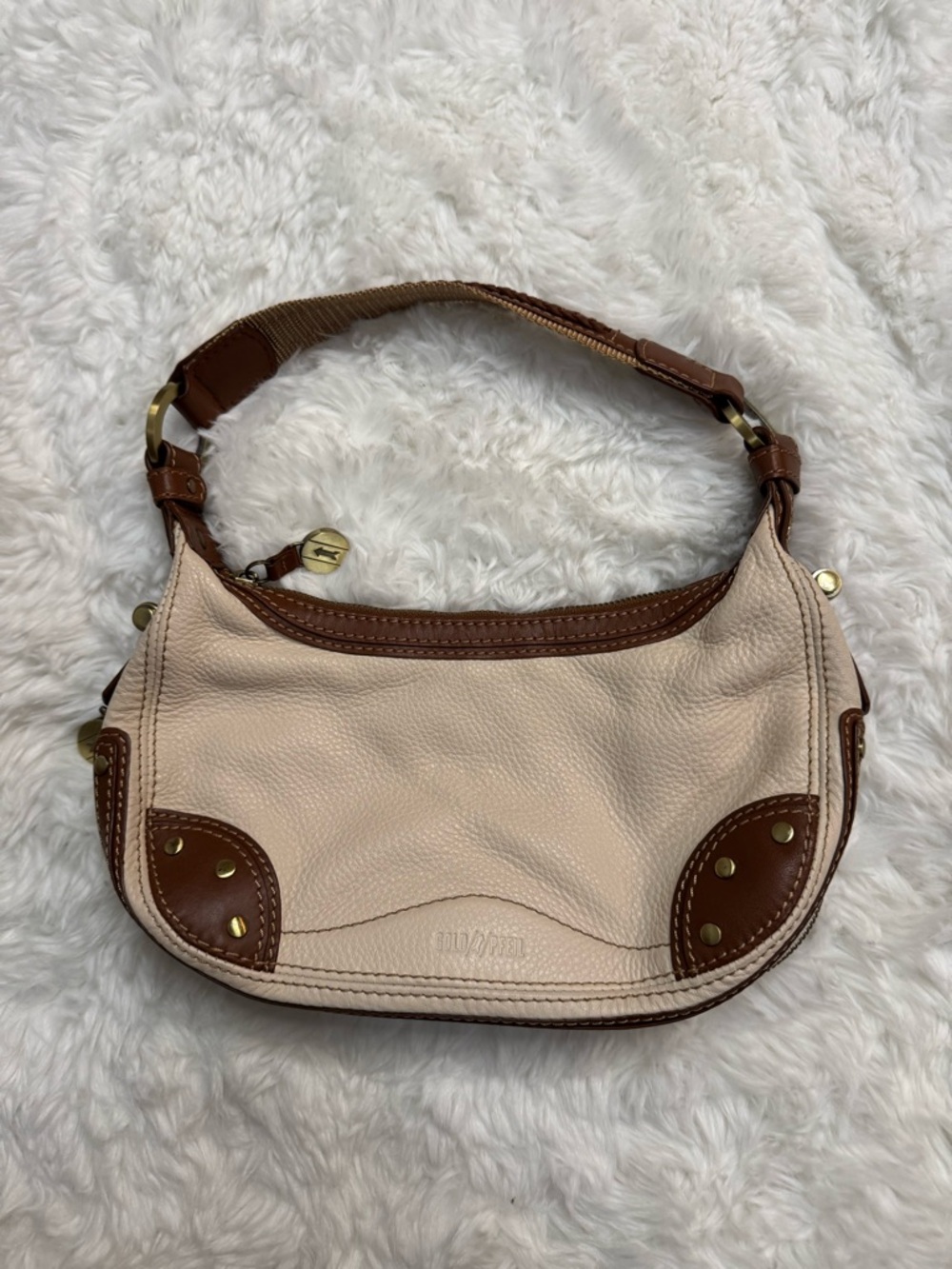 Gold Pfeil Vintage German Small Satchel Handbag